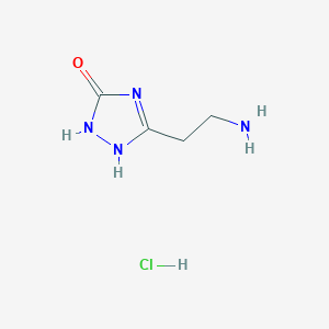 molecular formula C4H9ClN4O B7890684 CID 56828136 