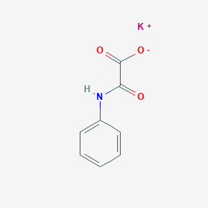 molecular formula C8H6KNO3 B7891001 potassium;2-anilino-2-oxoacetate 