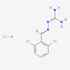molecular formula C8H9Cl3N4 B7891020 Guanabenz hydrochloride 