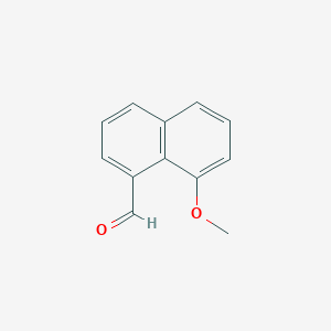 molecular formula C12H10O2 B7891069 8-Methoxynaphthalene-1-carbaldehyde CAS No. 35689-27-1