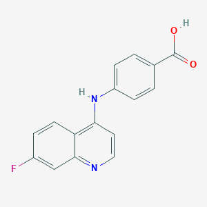 4-((7-Fluoroquinolin-4-yl)amino)benzoic acid
