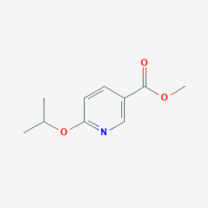 molecular formula C10H13NO3 B7891250 Methyl 6-isopropoxynicotinate 