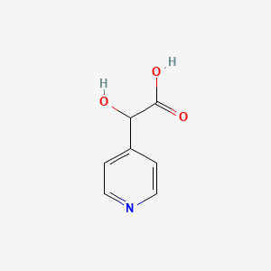molecular formula C7H7NO3 B7891301 2-Hydroxy-2-(pyridin-4-yl)acetic acid 