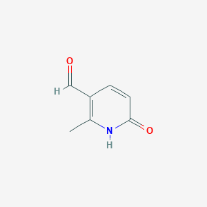 molecular formula C7H7NO2 B7891432 6-Hydroxy-2-methylnicotinaldehyde 