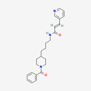 molecular formula C24H29N3O2 B7891581 Daporinad CAS No. 658084-94-7
