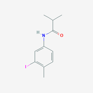 molecular formula C11H14INO B7891644 N-(3-Iodo-4-methylphenyl)isobutyramide 
