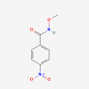 molecular formula C8H8N2O4 B7891843 N-Methoxy-4-nitrobenzamide CAS No. 1613-79-2