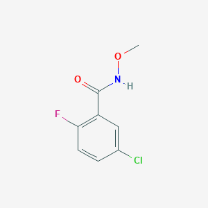5-chloro-2-fluoro-N-methoxybenzamide