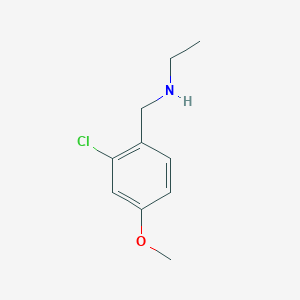 N-(2-Chloro-4-methoxybenzyl)ethanamine