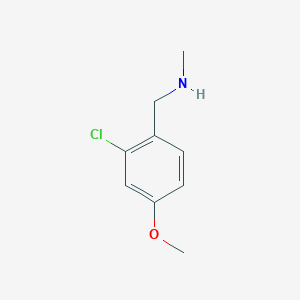 1-(2-chloro-4-methoxyphenyl)-N-methylmethanamine