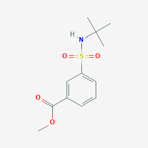 molecular formula C12H17NO4S B7891891 Methyl 3-(tert-butylsulfamoyl)benzoate 
