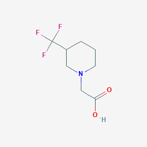 2-(3-(Trifluoromethyl)piperidin-1-yl)acetic acid