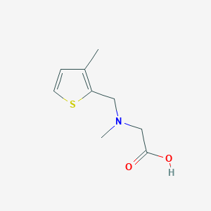 molecular formula C9H13NO2S B7891918 [Methyl-(3-methyl-thiophen-2-ylmethyl)-amino]-acetic acid 