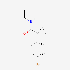 1-(4-bromophenyl)-N-ethylcyclopropane-1-carboxamide
