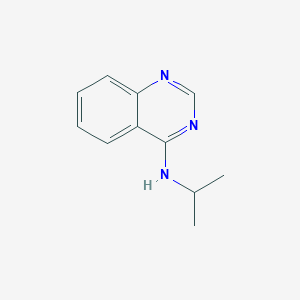 molecular formula C11H13N3 B7891947 N-Isopropyl-4-quinazolineamine 