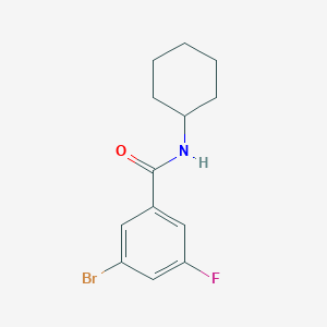 3-bromo-N-cyclohexyl-5-fluorobenzamide