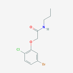 2-(5-bromo-2-chlorophenoxy)-N-propylacetamide