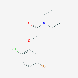2-(5-bromo-2-chlorophenoxy)-N,N-diethylacetamide