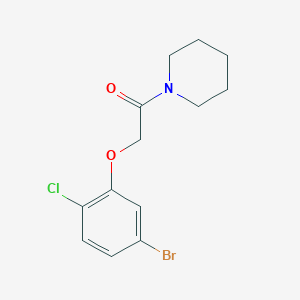 2-(5-Bromo-2-chlorophenoxy)-1-(piperidin-1-yl)ethanone