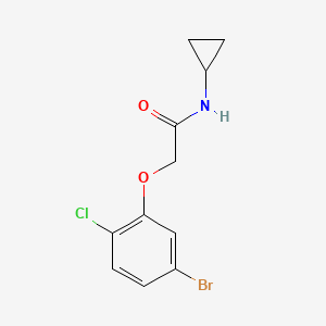 2-(5-bromo-2-chlorophenoxy)-N-cyclopropylacetamide