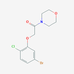 2-(5-Bromo-2-chlorophenoxy)-1-morpholinoethanone