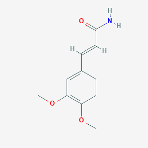 molecular formula C11H13NO3 B078922 3,4-Dimethoxycinnamamide CAS No. 14773-40-1