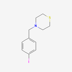 molecular formula C11H14INS B7892216 4-(4-Iodobenzyl)thiomorpholine 