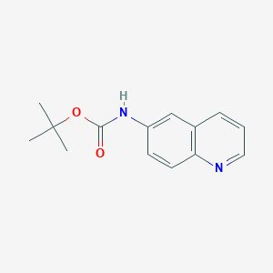 molecular formula C14H16N2O2 B7892224 tert-Butyl quinolin-6-ylcarbamate 