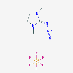 2-Azido-4,5-dihydro-1,3-dimethyl-1H-imidazolium hexafluorophosphate