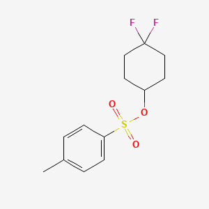 molecular formula C13H16F2O3S B7892463 4,4-DIFLUOROCYCLOHEXYL 4-METHYLBENZENESULFONATE 