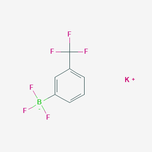 molecular formula C7H4BF6K B7892571 potassium;trifluoro-[3-(trifluoromethyl)phenyl]boranuide 