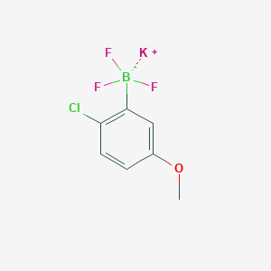 molecular formula C7H6BClF3KO B7892587 Potassium (2-chloro-5-methoxyphenyl)trifluoroborate 