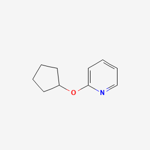 molecular formula C10H13NO B7892659 2-(Cyclopentyloxy)pyridine 