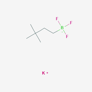 molecular formula C6H13BF3K B7892827 potassium;3,3-dimethylbutyl(trifluoro)boranuide 