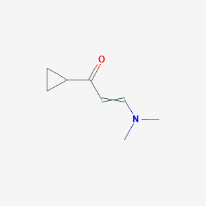 molecular formula C8H13NO B7892851 1-cyclopropyl-3-(dimethylamino)-2-propen-1-one 