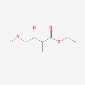molecular formula C8H14O4 B078930 Ethyl 4-methoxy-2-methyl-3-oxobutanoate CAS No. 14966-69-9