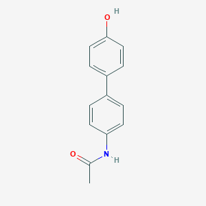 molecular formula C14H13NO2 B078931 N-(4'-Hydroxy(1,1'-biphenyl)-4-yl)acetamide CAS No. 13171-43-2