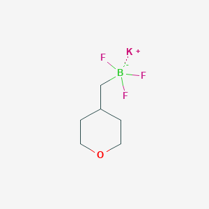 molecular formula C6H11BF3KO B7893827 Potassium (4-Tetrahydropyranylmethyl)trifluoroborate 