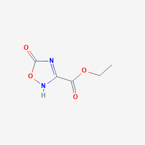molecular formula C5H6N2O4 B7893875 ethyl 5-oxo-2H-1,2,4-oxadiazole-3-carboxylate 