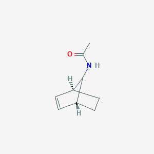 molecular formula C9H13NO B078940 N-[(1R,4S)-7-bicyclo[2.2.1]hept-2-enyl]acetamide CAS No. 14174-01-7