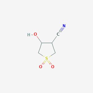 4-Hydroxy-1,1-dioxotetrahydrothiophene-3-carbonitrile