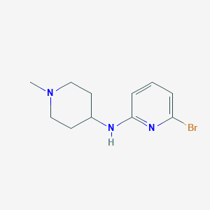 6-bromo-N-(1-methylpiperidin-4-yl)pyridin-2-amine