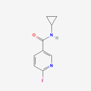N-cyclopropyl-6-fluoropyridine-3-carboxamide