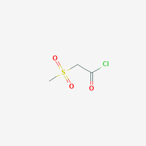 molecular formula C3H5ClO3S B7894081 (Methanesulfonyl)acetyl chloride CAS No. 56841-99-7