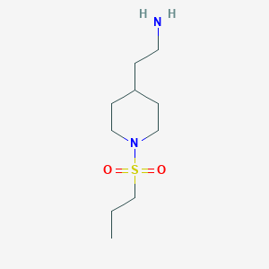 2-[1-(Propane-1-sulfonyl)piperidin-4-yl]ethan-1-amine