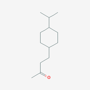 molecular formula C13H24O B078943 4-(4-Propan-2-ylcyclohexyl)butan-2-one CAS No. 10534-34-6