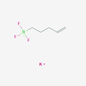 molecular formula C5H9BF3K B7894391 potassium;trifluoro(pent-4-enyl)boranuide 