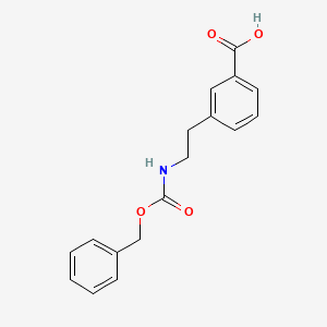 3-(2-{[(Benzyloxy)carbonyl]amino}ethyl)benzoic acid