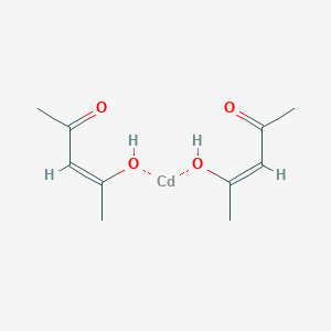 molecular formula C10H14CdO4 B078949 bis(pentane-2,4-dionato-O,O')cadmium CAS No. 14689-45-3