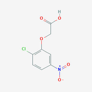molecular formula C8H6ClNO5 B7894992 2-(2-chloro-5-nitrophenoxy)acetic acid CAS No. 52427-06-2